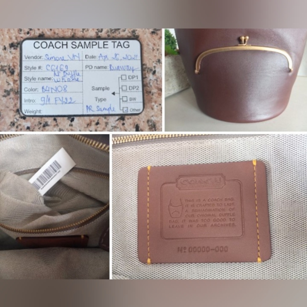 Coach Originals Kisslock Duffle, Runway Sample Bag, 2021 - Picture 11 of 16